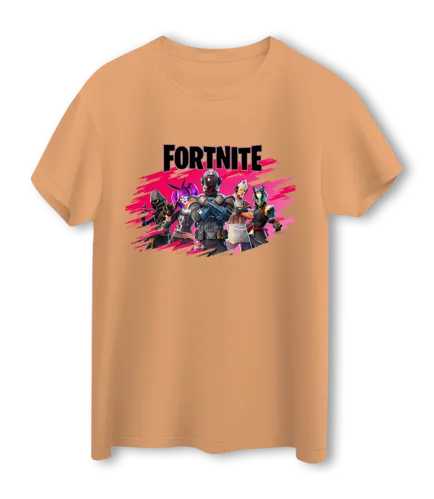 Fortnite LOOM Kids Gaming T-Shirt - Peach