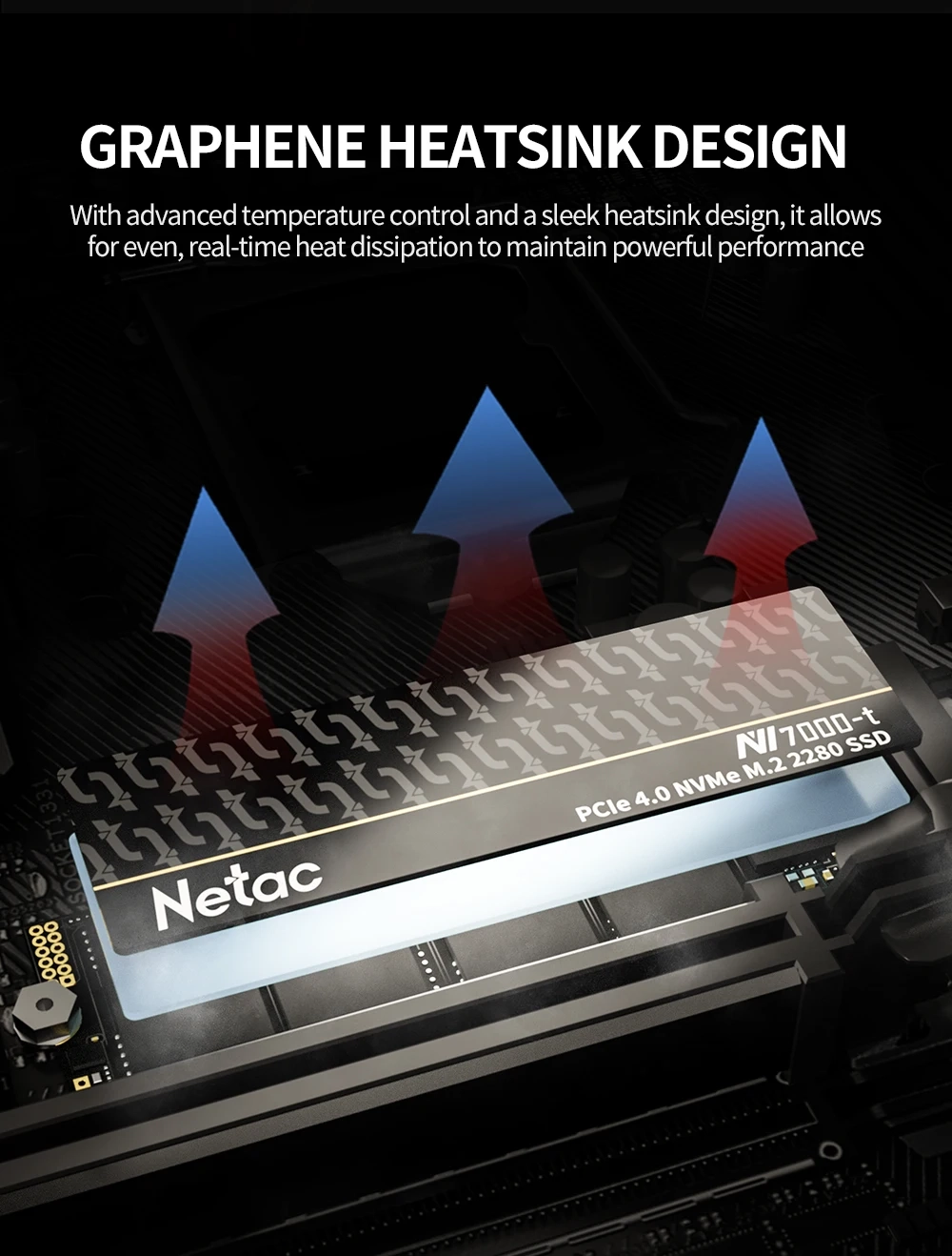 Netac Internal SSD NVME M2 with Heatsink for PS5 - 1TB  for sale in Egypt from Games2Egypt