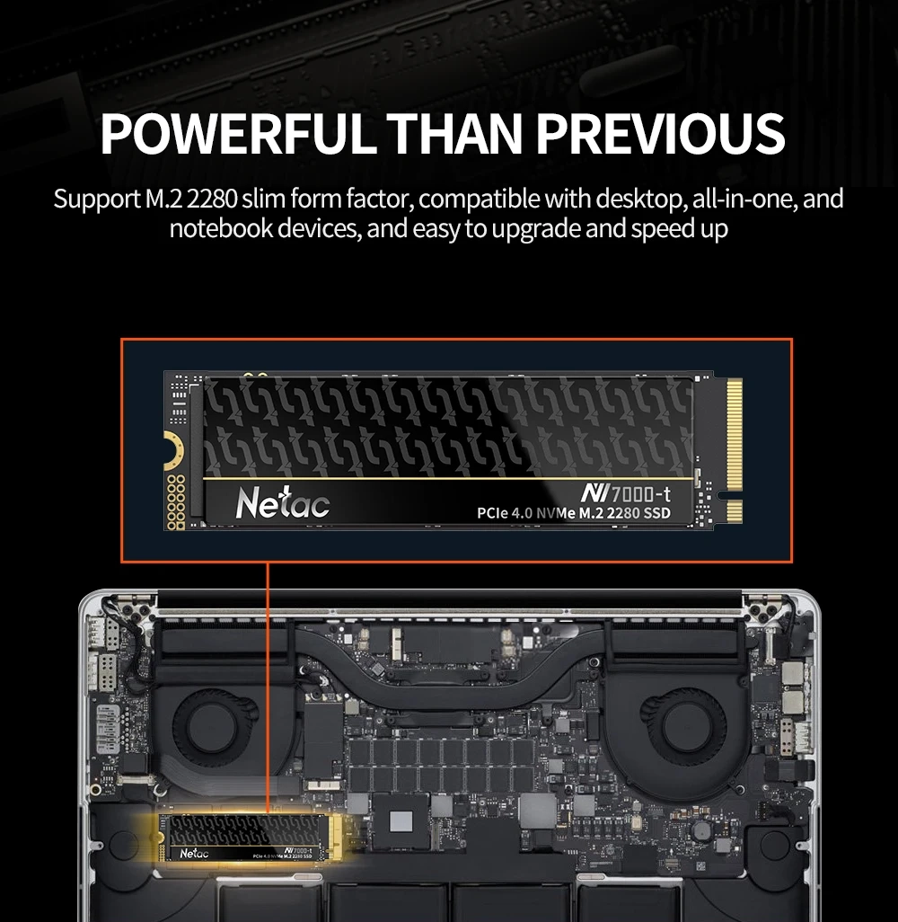 Netac Internal SSD NVME M2 with Heatsink for PS5 - 2TB  for sale in Egypt from Games2Egypt