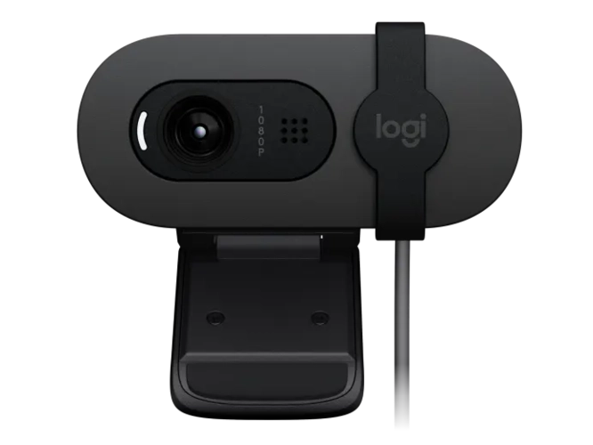 Logitech BRIO 100 Full HD 1080p webcam - GRAPHITE - Black