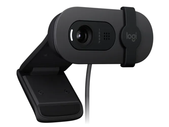 Logitech BRIO 100 Full HD 1080p webcam - GRAPHITE - Black