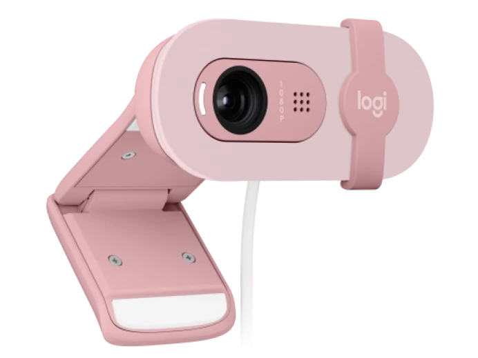 Logitech BRIO 100 Full HD 1080p webcam - Rose  for sale in Egypt from Games2Egypt