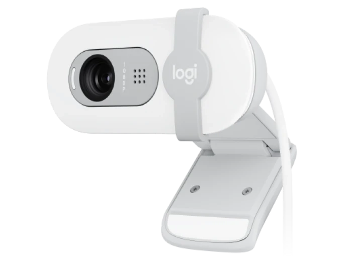 Logitech BRIO 100 Full HD 1080p webcam - Off White  for sale in Egypt from Games2Egypt