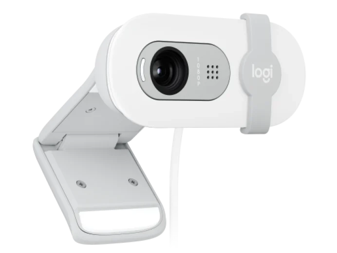 Logitech BRIO 100 Full HD 1080p webcam - Off White  for sale in Egypt from Games2Egypt