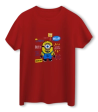 Minions LOOM Kids T-Shirt - Maroon -  for sale in Egypt from Games2Egypt