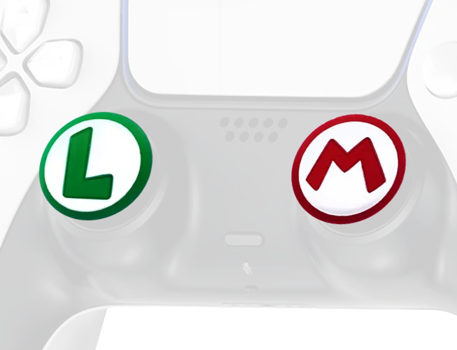 Mario and Luigi Thumb Grips - Green & Red  for sale in Egypt from Games2Egypt