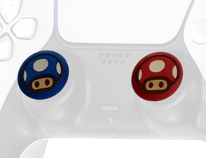 Toad and Mini Mushrooms Thumb Grips - Blue and Red  for sale in Egypt from Games2Egypt