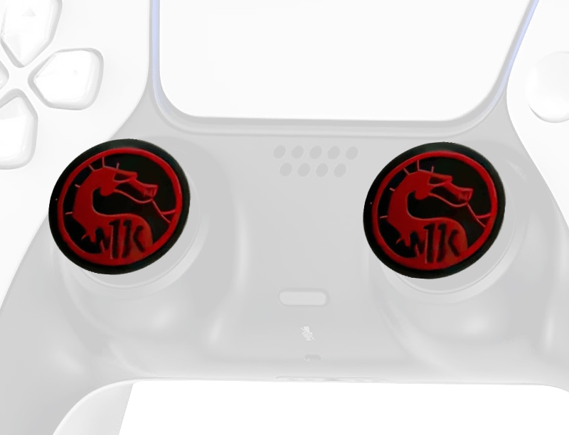 Mortal Kombat Red Dragon Thumb Grips - Black  for sale in Egypt from Games2Egypt