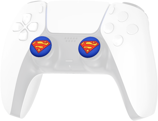 Super Man Thumb Grips - Blue