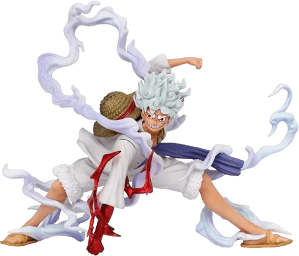 One Piece Luffy Gear 5 Nika Straw Hat Pirate Fist - Figure