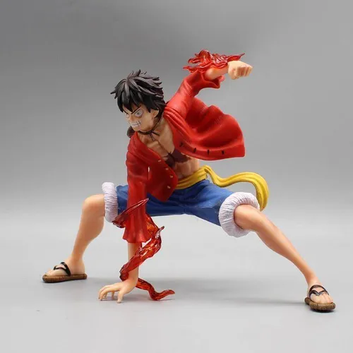 One Piece Monkey D. Luffy Straw Hat Pirate Fist - Figure