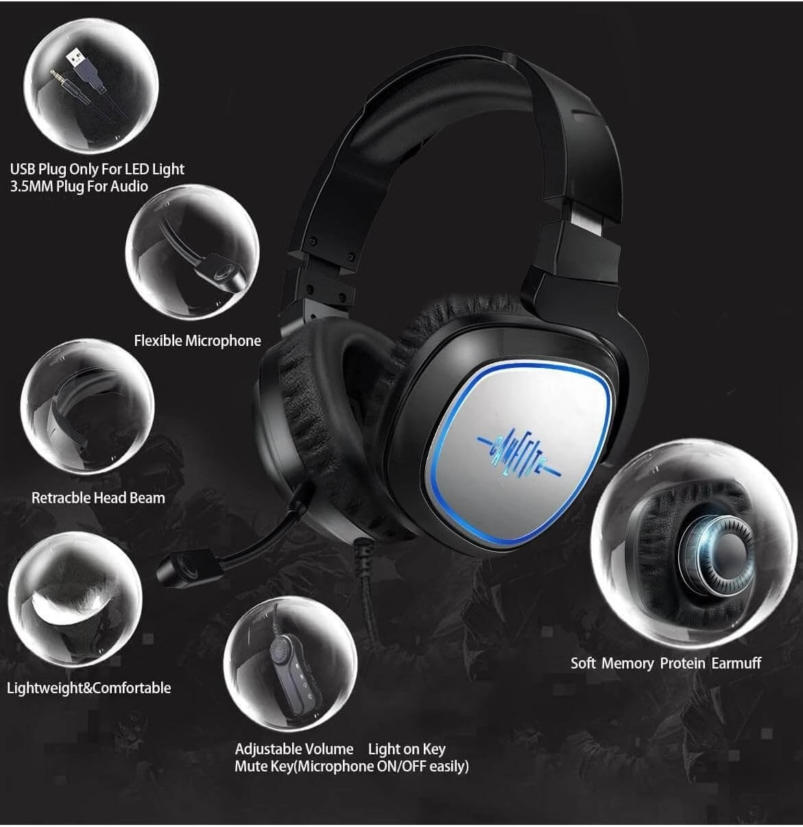 GAMELITE G1P Wired Gaming Headset  for sale in Egypt from Games2Egypt