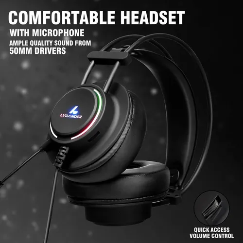 LYCANDER LGH-569 Wired Gaming Headset  for sale in Egypt from Games2Egypt