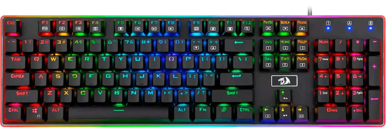 لوحة مفاتيح ميكانيكية للألعاب ريدراجون K595 RGB راتري - أوبن سيلد