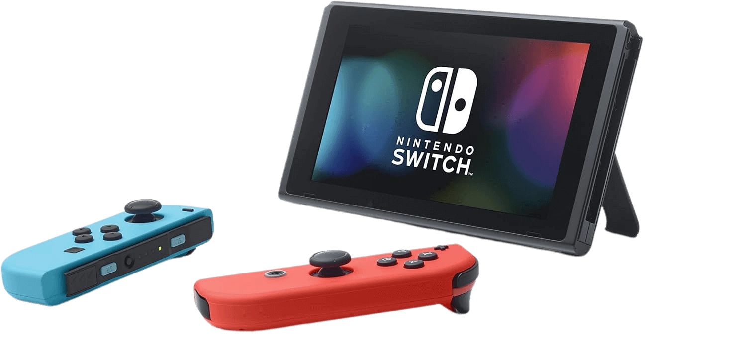 Nintendo Switch Console - Neon Red/Neon Blue V2  for sale in Egypt from Games2Egypt