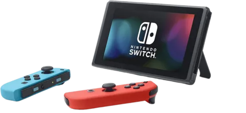 Nintendo Switch Console - Neon Red/Neon Blue V2  for sale in Egypt from Games2Egypt