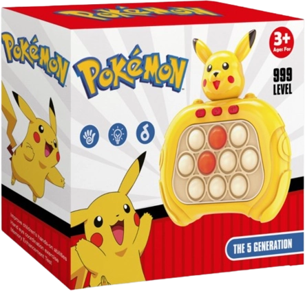 Pokemon Pikachu - Fast Quick Pop it Game Console