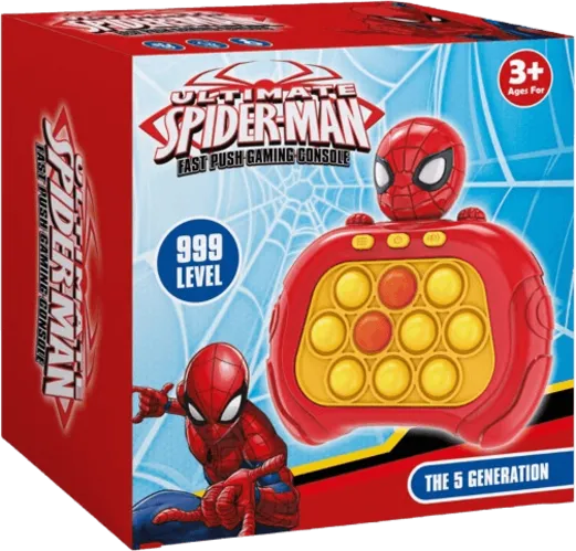 Spider Man - Fast Quick Pop it Game Console