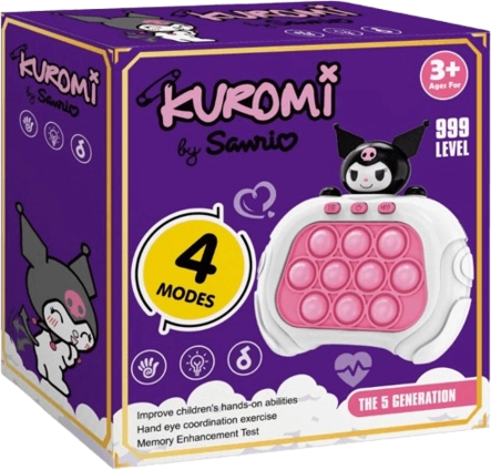 Hello Kitty Kuromi - Fast Quick Pop it Game Console