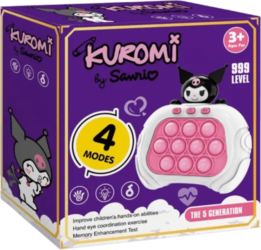 Hello Kitty Kuromi - Fast Quick Pop it Game Console