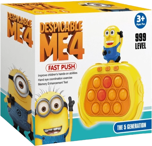 Despicable Me Minions - Fast Quick Pop it Game Console  for sale in Egypt from Games2Egypt