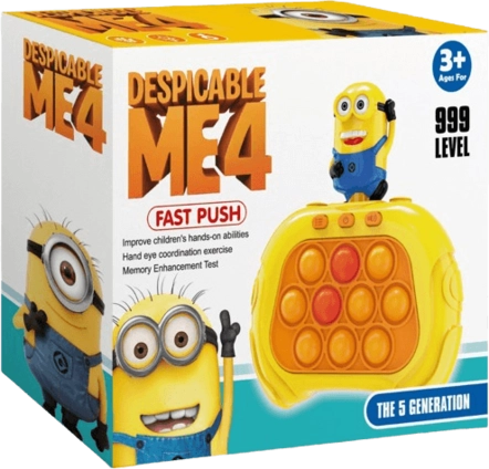 Despicable Me Minions - Fast Quick Pop it Game Console