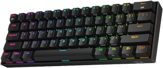 لوحة مفاتيح ميكانيكية لاسلكية للألعاب REDRAGON K530 Draconic Pro RGB 60% - اسود -  للبيع في مصر من خلال Games2Egypt