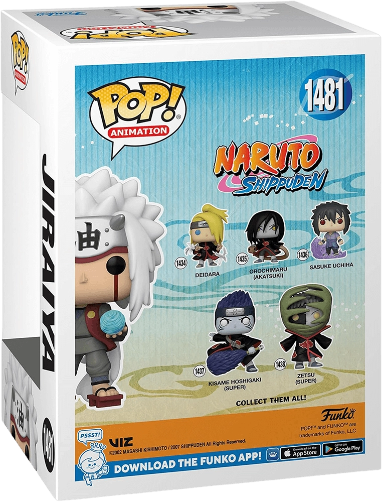 Funko Pop! Anime : Naruto - Jiraiya with Rasengan (GW)(Exc)  for sale in Egypt from Games2Egypt