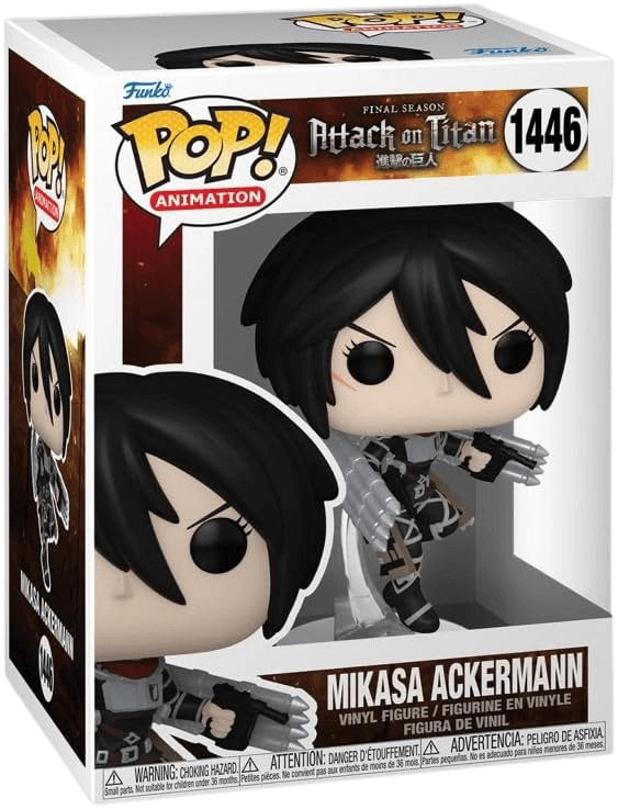 Funko Pop! Anime: Attack On Titan (Final Season) - Mikasa Ackerman  for sale in Egypt from Games2Egypt