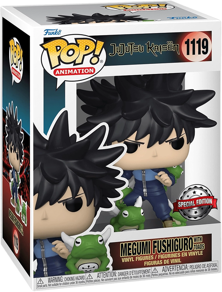 Funko Pop! Anime: Jujutsu Kaisen - Megumi Fushiguro With Toads (Exc)  for sale in Egypt from Games2Egypt