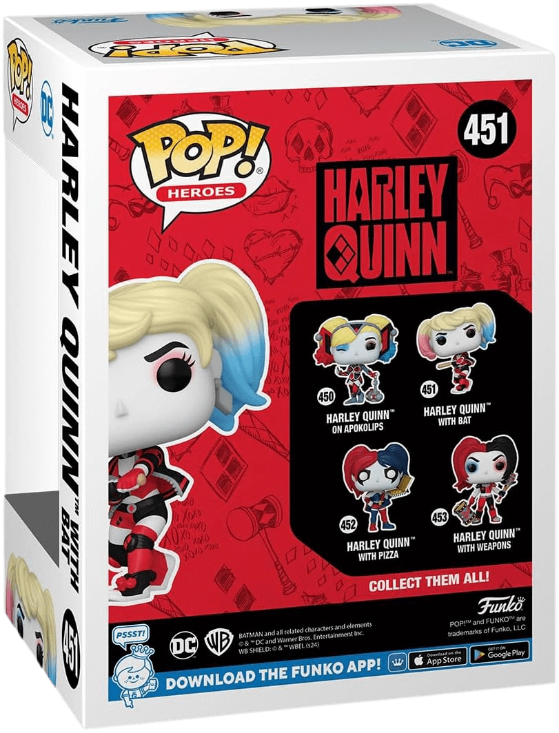 Funko Pop! Super Heroes: DC - Harley Quinn (with Bat)  for sale in Egypt from Games2Egypt