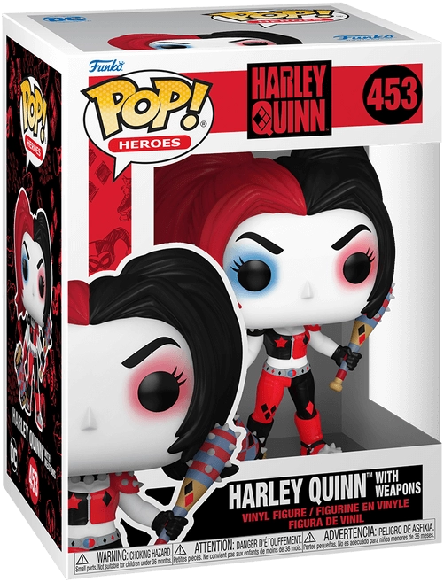 Funko Pop! Super Heroes: DC - Harley Quinn (with Weapons)  for sale in Egypt from Games2Egypt