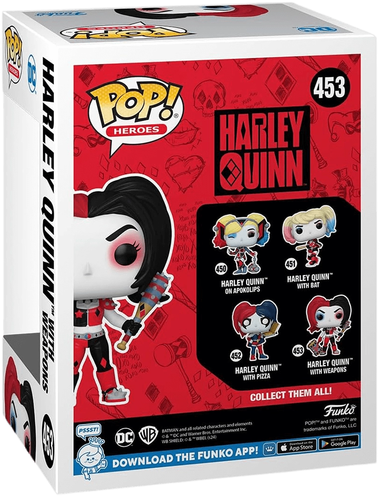 Funko Pop! Super Heroes: DC - Harley Quinn (with Weapons)  for sale in Egypt from Games2Egypt