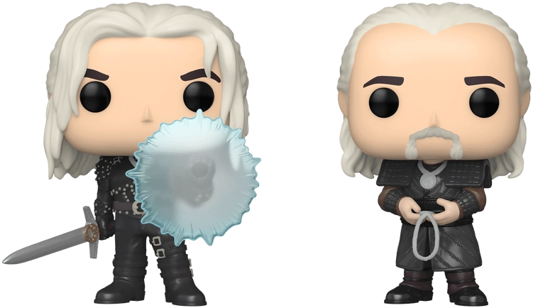 Funko Pop The Witcher S2 - Geralt and Vesemir 2-Pack (Exc)  for sale in Egypt from Games2Egypt