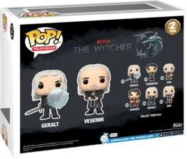 Funko Pop The Witcher S2 - Geralt and Vesemir 2-Pack (Exc)  for sale in Egypt from Games2Egypt