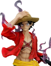 One Piece Hot Blooded Luffy Non-Luminous - Figure