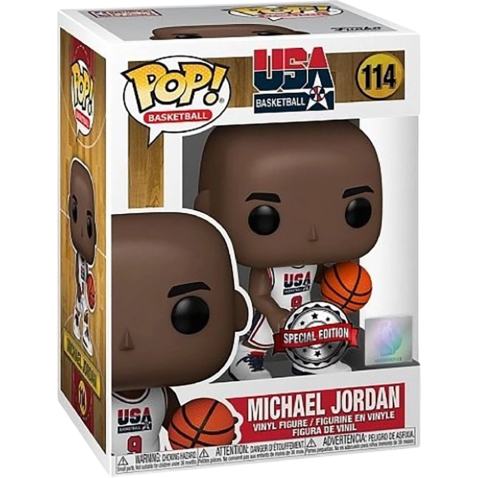 Funko Pop NBA Legends - Michael Jordan (1992 Team USA White Uniform)  for sale in Egypt from Games2Egypt