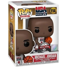 Funko Pop NBA Legends - Michael Jordan (1992 Team USA White Uniform)  for sale in Egypt from Games2Egypt