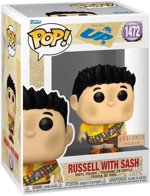 Funko Pop! Cartoon Animation: Disney - UP - Russel with Sash (Exc)  for sale in Egypt from Games2Egypt