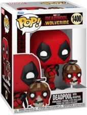 Funko Pop! Super Heroe: Marvel - Deadpool with Headpool  for sale in Egypt from Games2Egypt