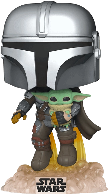 Funko Pop! Movies: Star Wars - The Mandalorian Flying With Jet-Pack  for sale in Egypt from Games2Egypt