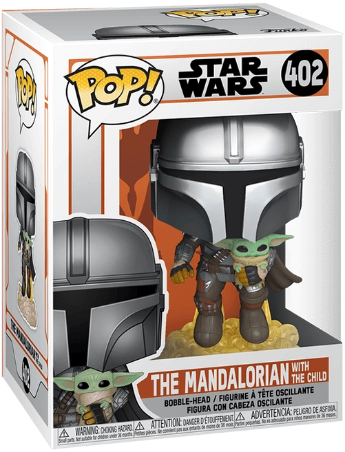 Funko Pop! Movies: Star Wars - The Mandalorian Flying With Jet-Pack  for sale in Egypt from Games2Egypt