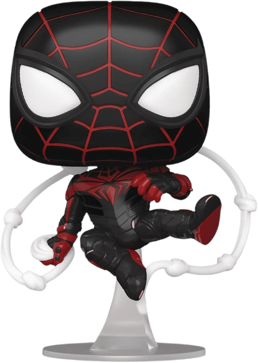 Funko Pop! Super Heroes: Marvel - Spider Man Miles Morales in Advanced Tech Suit  for sale in Egypt from Games2Egypt