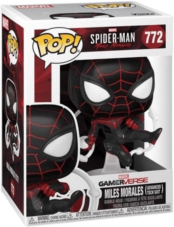 Funko Pop! Super Heroes: Marvel - Spider Man Miles Morales in Advanced Tech Suit  for sale in Egypt from Games2Egypt