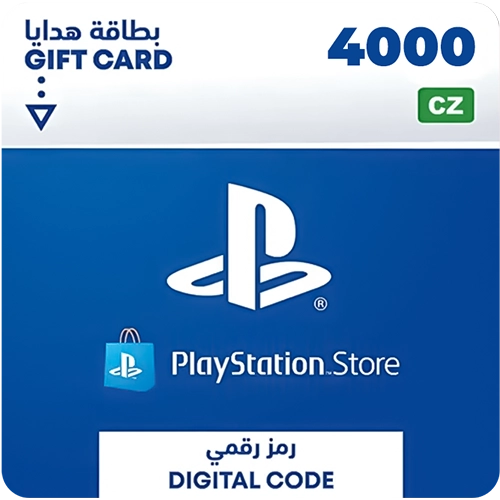 PSN PlayStation Store Gift Card 4000 CZK - Czech Republic  for sale in Egypt from Games2Egypt