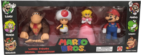 Super Mario Large Size (4 Character) Vol.1 - Action Figure  for sale in Egypt from Games2Egypt