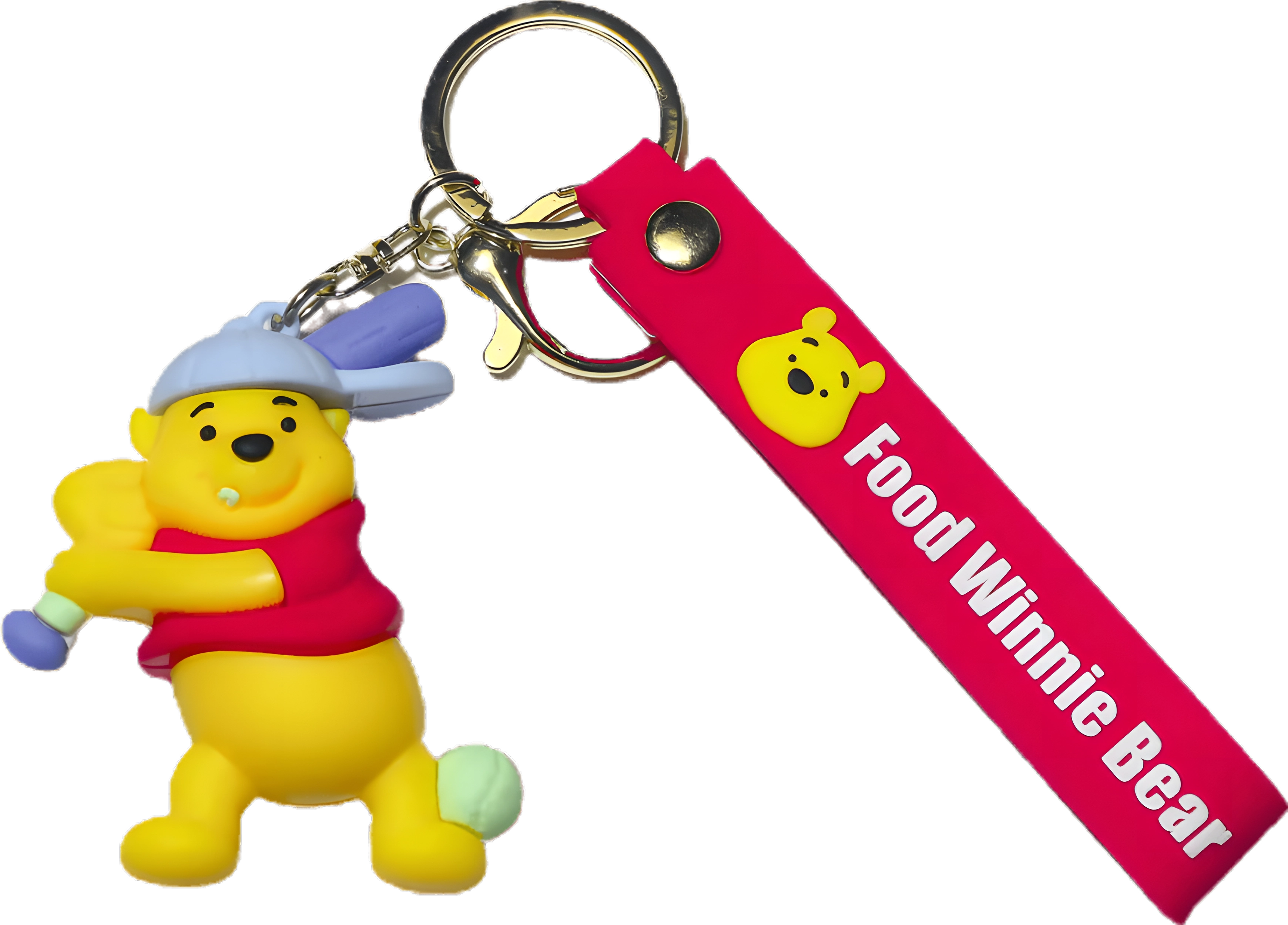 Winnie The Pooh play Baseball - Keychain Medal  for sale in Egypt from Games2Egypt