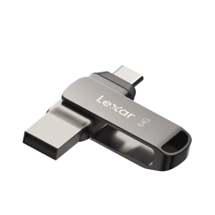 Lexar 64GB USB 3.1 Flash Drive Type-A & Type-C