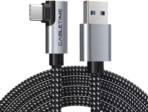 CABLETIME Oculus Quest Meta Type C to Type A VR Link Cable - 16FT (5M)  for sale in Egypt from Games2Egypt