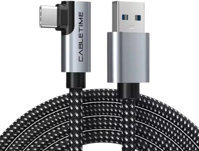 CABLETIME Oculus Quest Meta Type C to Type A VR Link Cable - 16FT (5M)  for sale in Egypt from Games2Egypt